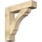 Ekena Millwork Olympic Block Rough Sawn Bracket w/ Offset Brace, Douglas Fir, 8"W x 34"D x 34"H BKT0806X34X34OLY05RDF - alternate 1